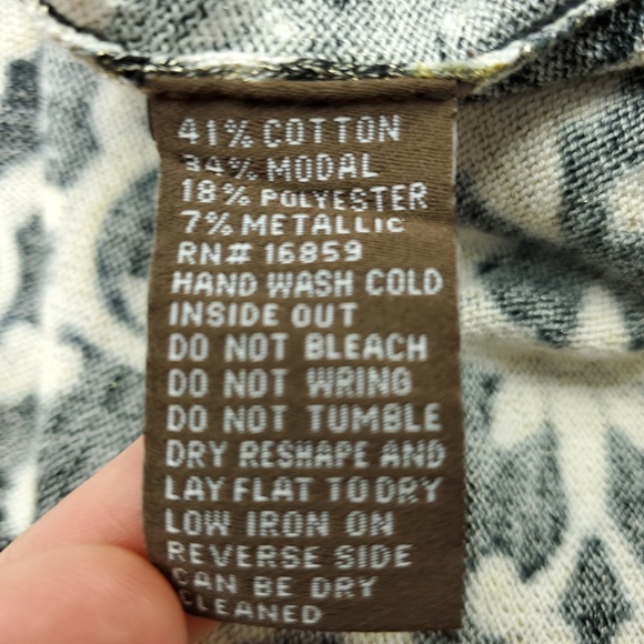 J. McLaughlin Shimmer 3/4 Sleeve Floral Dress - Picture 7 of 7